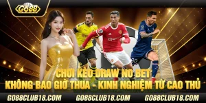 Chơi kèo draw no bet không bao giờ thua - Kinh nghiệm từ cao thủ